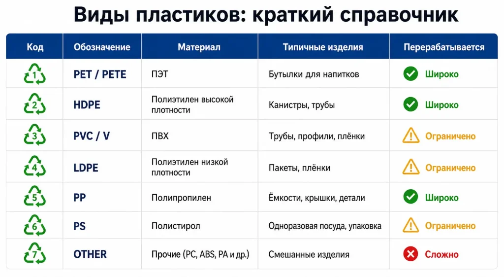 Маркировка пластиков (RIC)